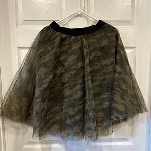 Camouflage Tulle Skirt